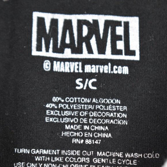 Marvel Spiderman Sleep Shirt S Womens Graphic Tee Cotton Blend Short Sleeve Hero - Picture 3 of 7